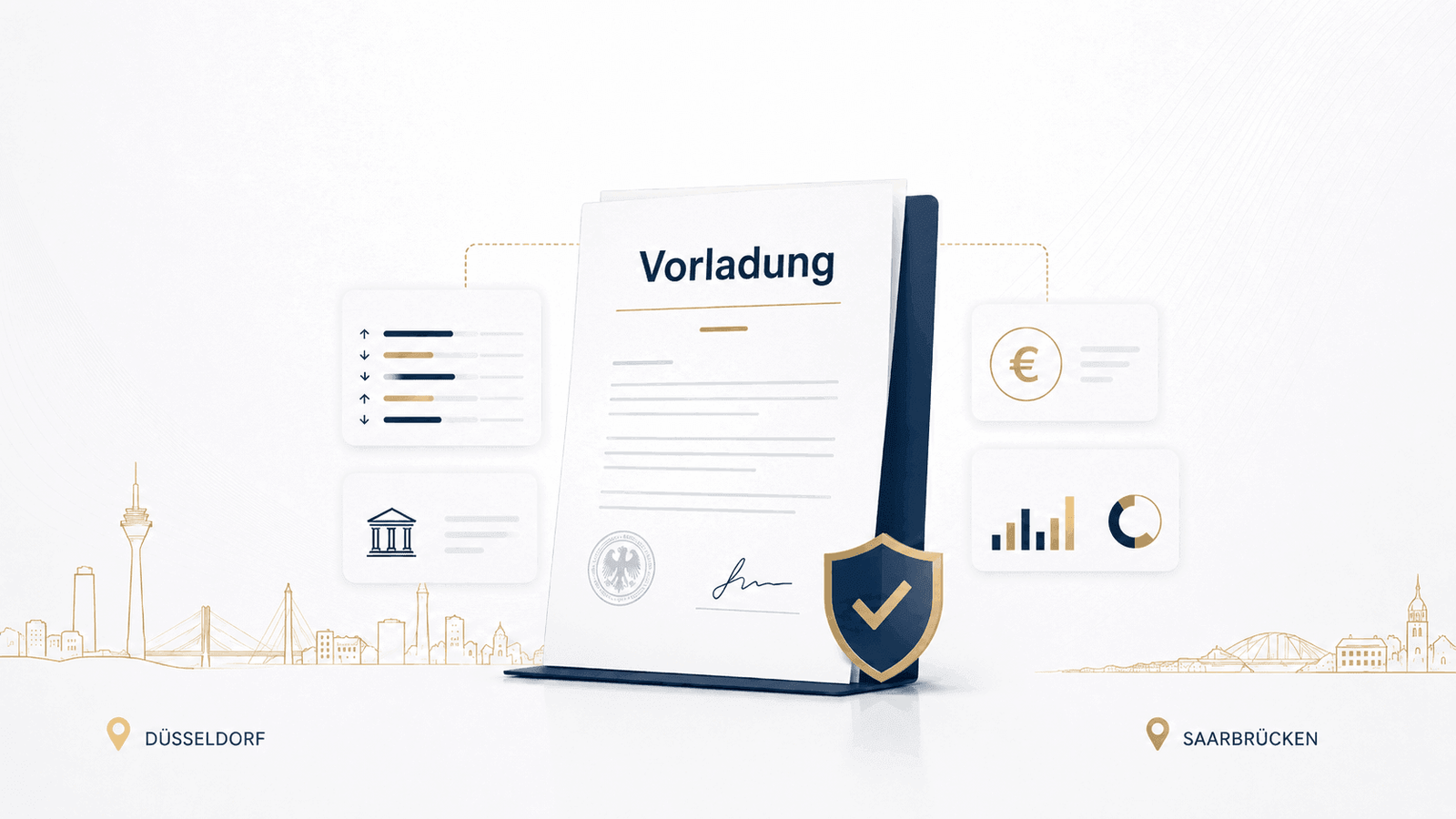 Vorladung wegen Geldwäsche (§ 261 StGB) Anwalt in Düsseldorf und Saarbrücken - Straf.Law