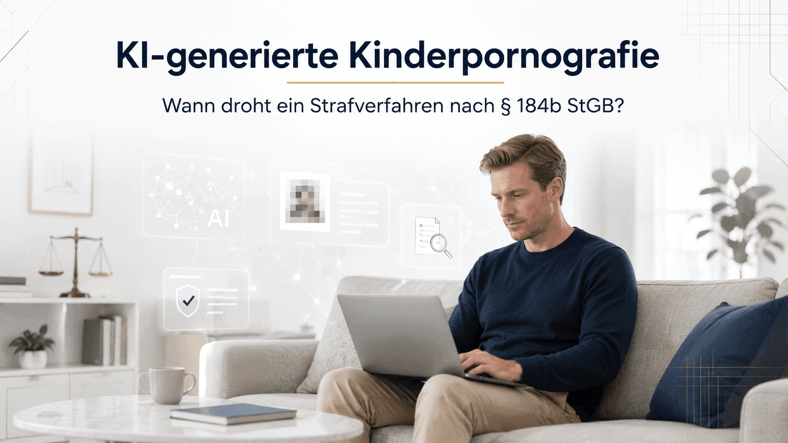 KI-generierte Kinderpornografie Wann droht ein Strafverfahren nach § 184b StGB Straf.Law